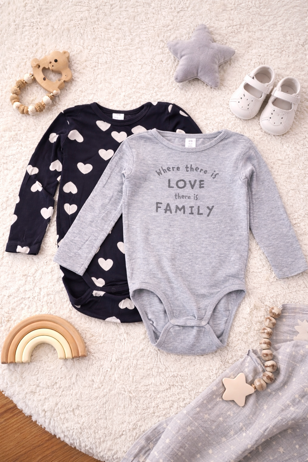 2er-Set Langarm-Bodys H&M