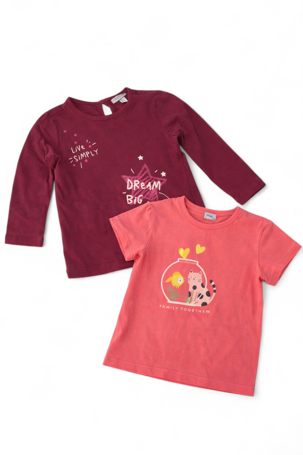 Lot de 2 t-shirts fagottino