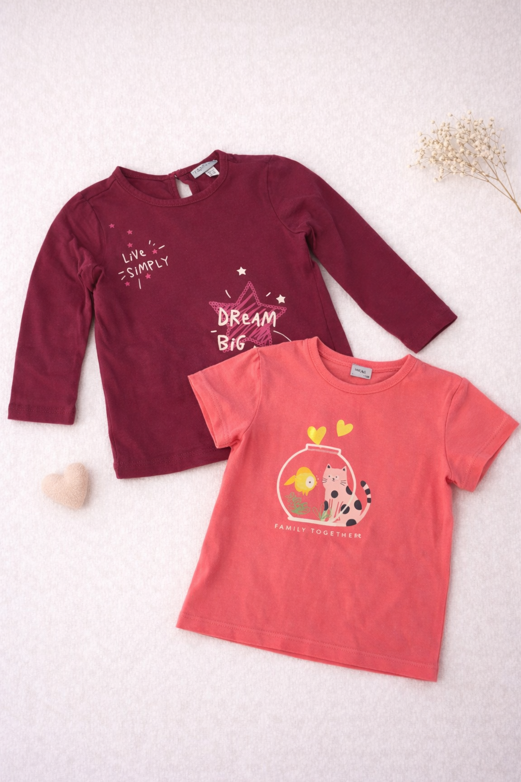 Lot de 2 t-shirts fagottino