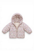 Sfera Steppjacke Blumen Creme
