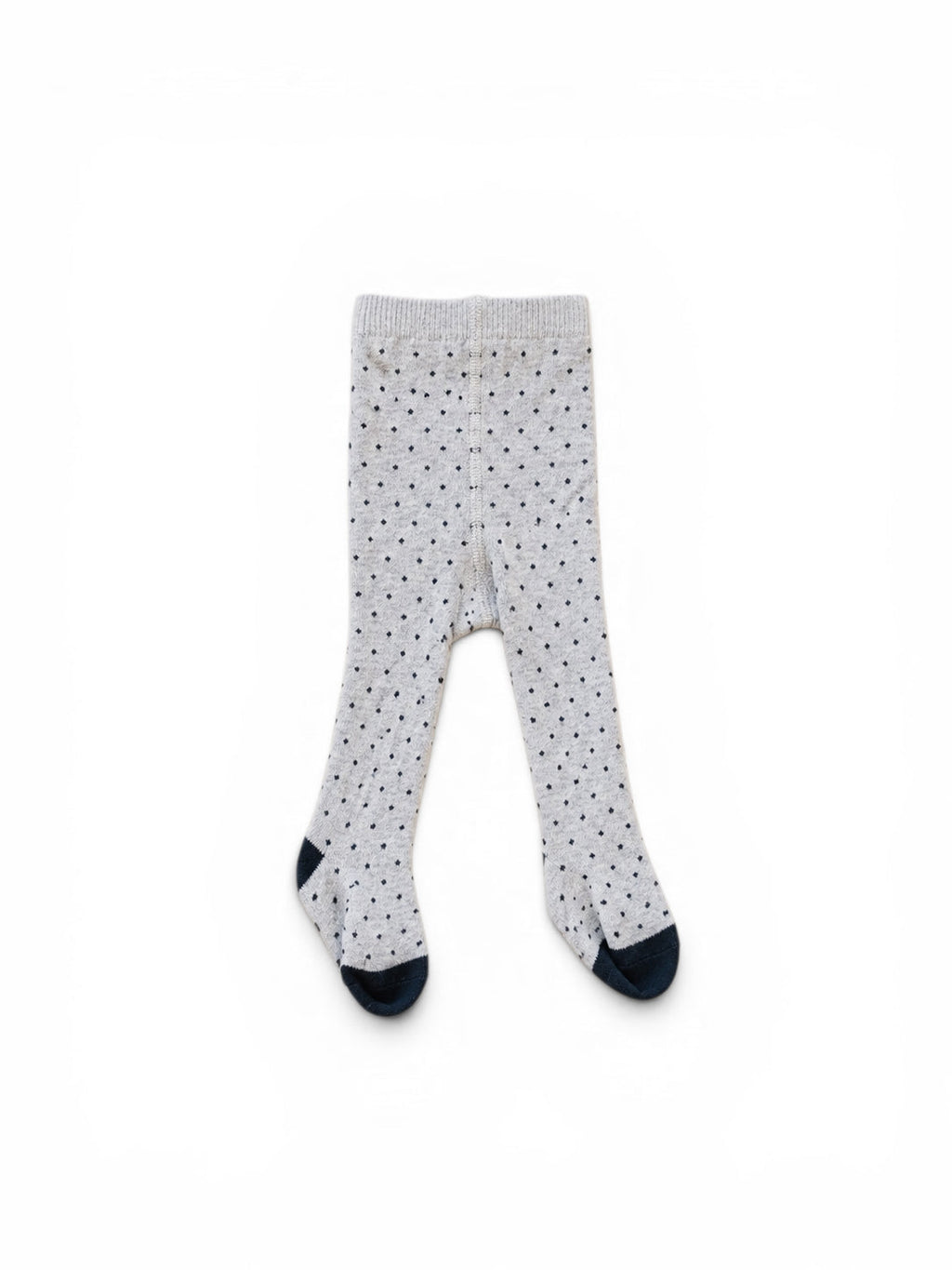 Baby-Strumpfhose Grau Gepunktet