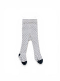 Baby-Strumpfhose Grau Gepunktet