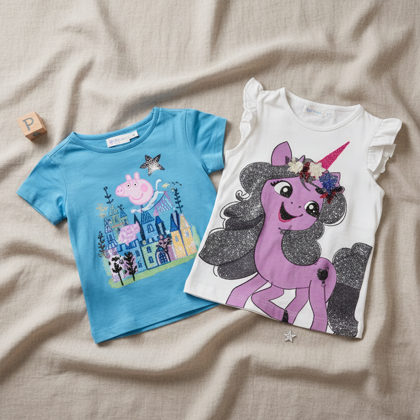 T-Shirt Set Girls Peppa Pig