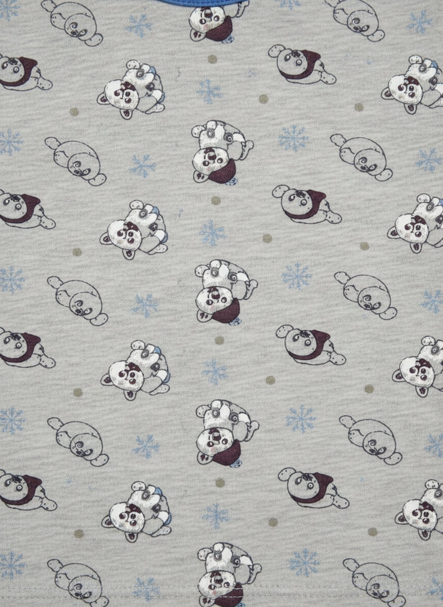 Langarmshirt Panda