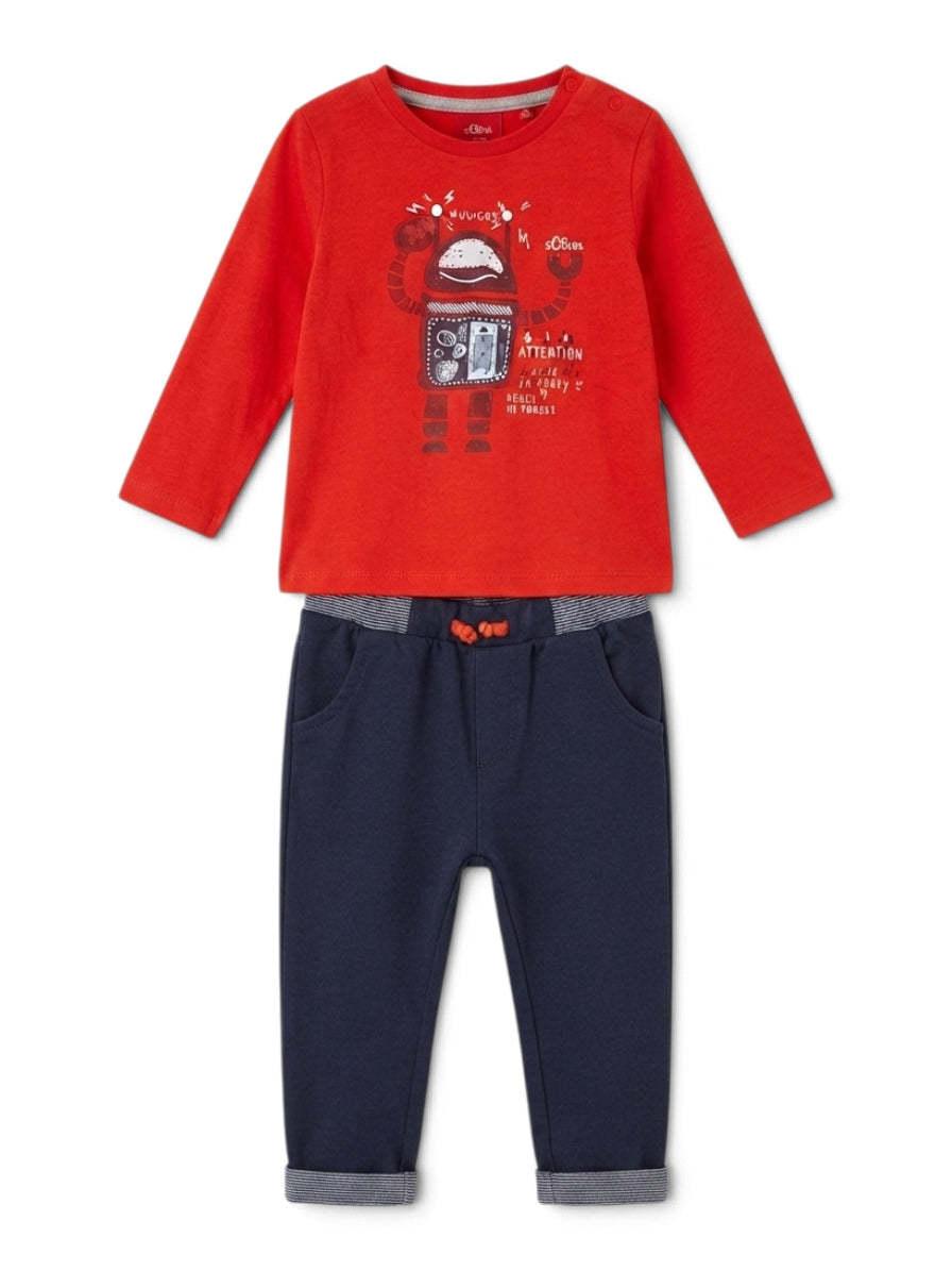s.Oliver Set Shirt Roboter