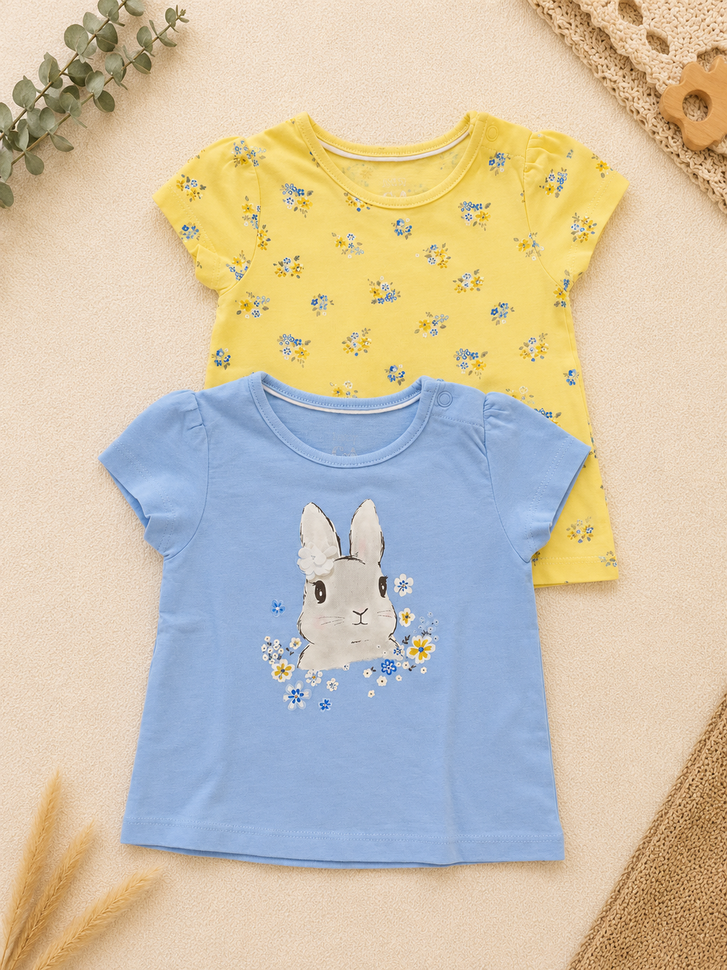 2er-Pack T-Shirt Hase C&A