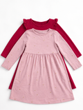 2er Kleider Set mit Herzchen/Rot H&M
