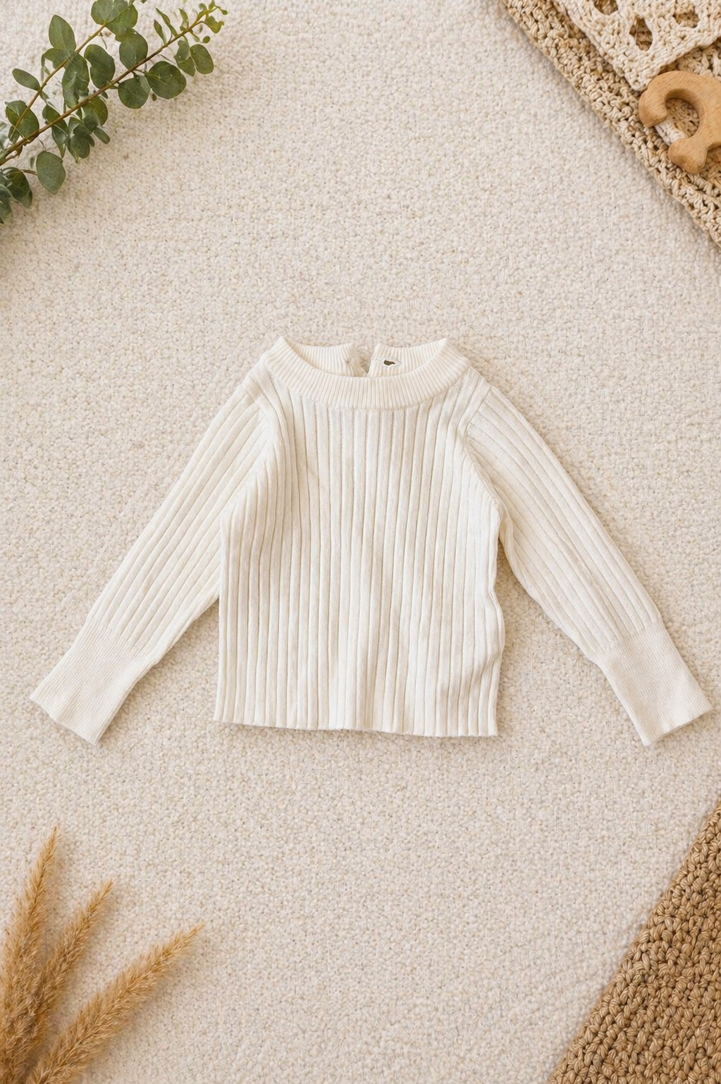 Baby Pullover gerippt