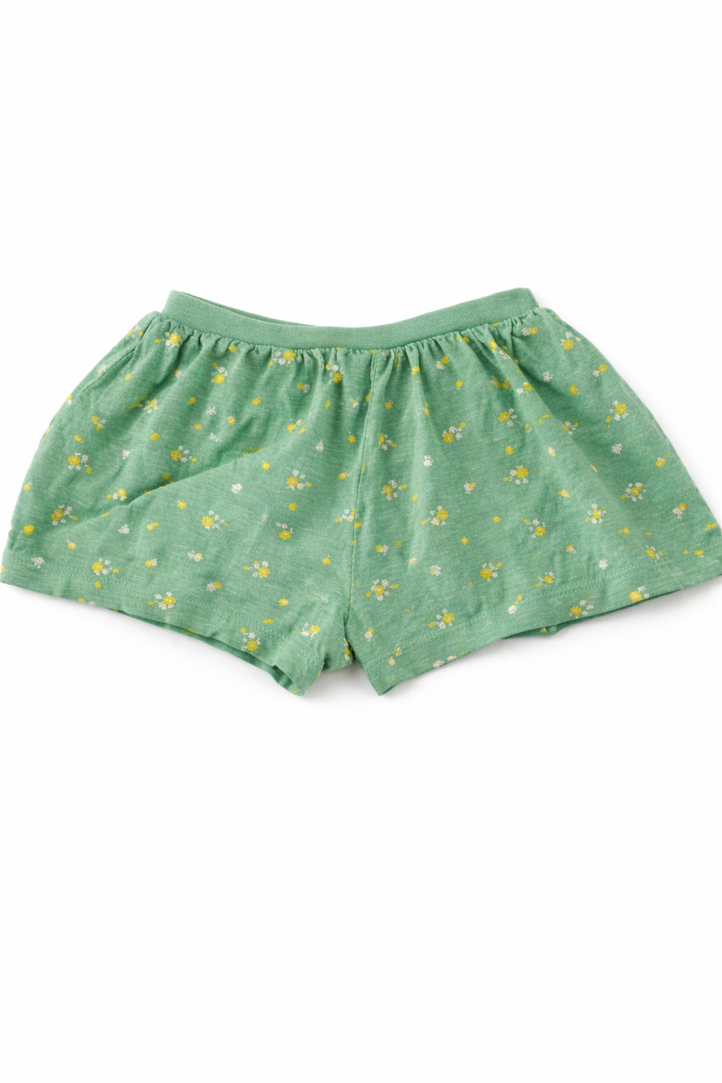 Shorts à motif floral – vert