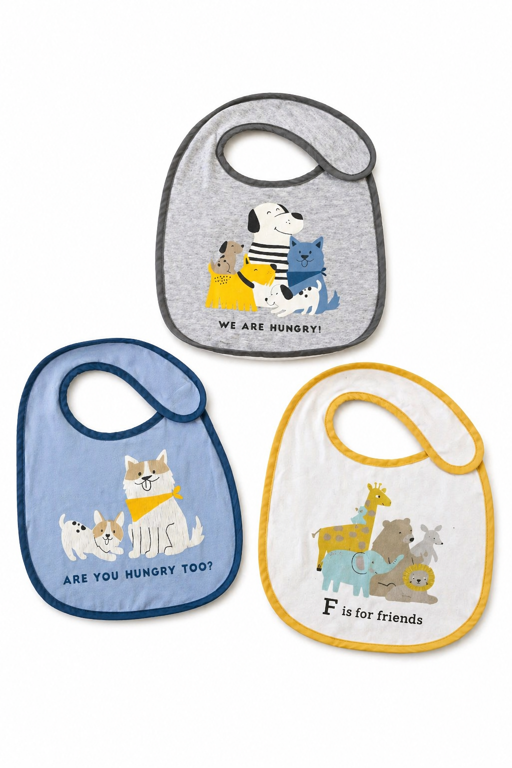 Baby Lätzchen Set Tiere (3 Stück)