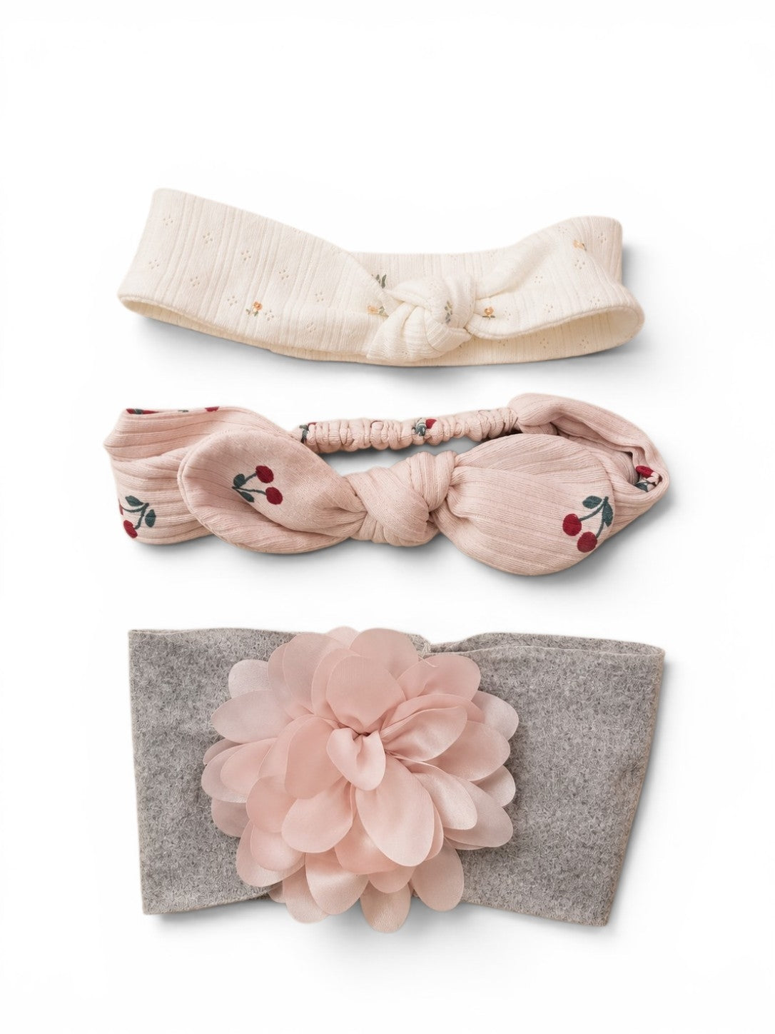 3er Set Baby Stirnbänder 3-24 M