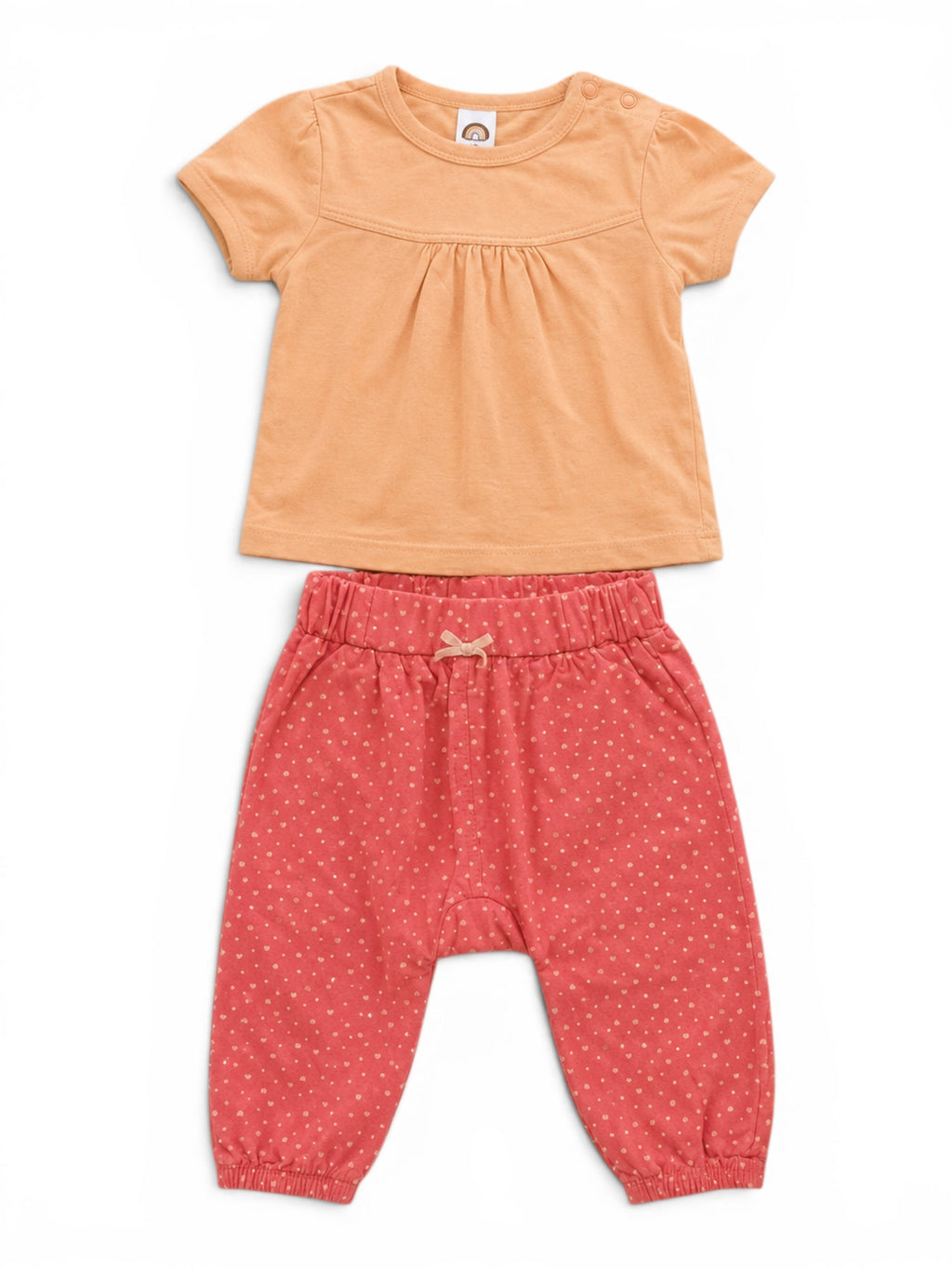 Set T-Shirt & moncoeur Hose Gepunktet