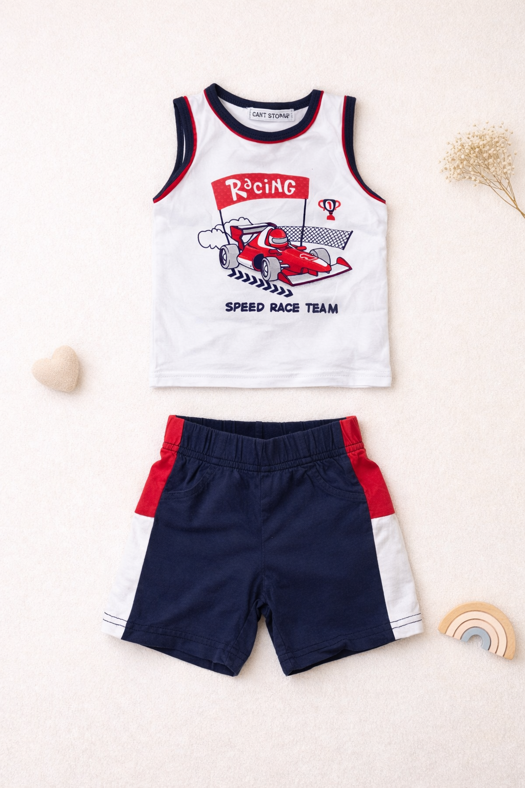 Sommer Set Jungs Rennauto