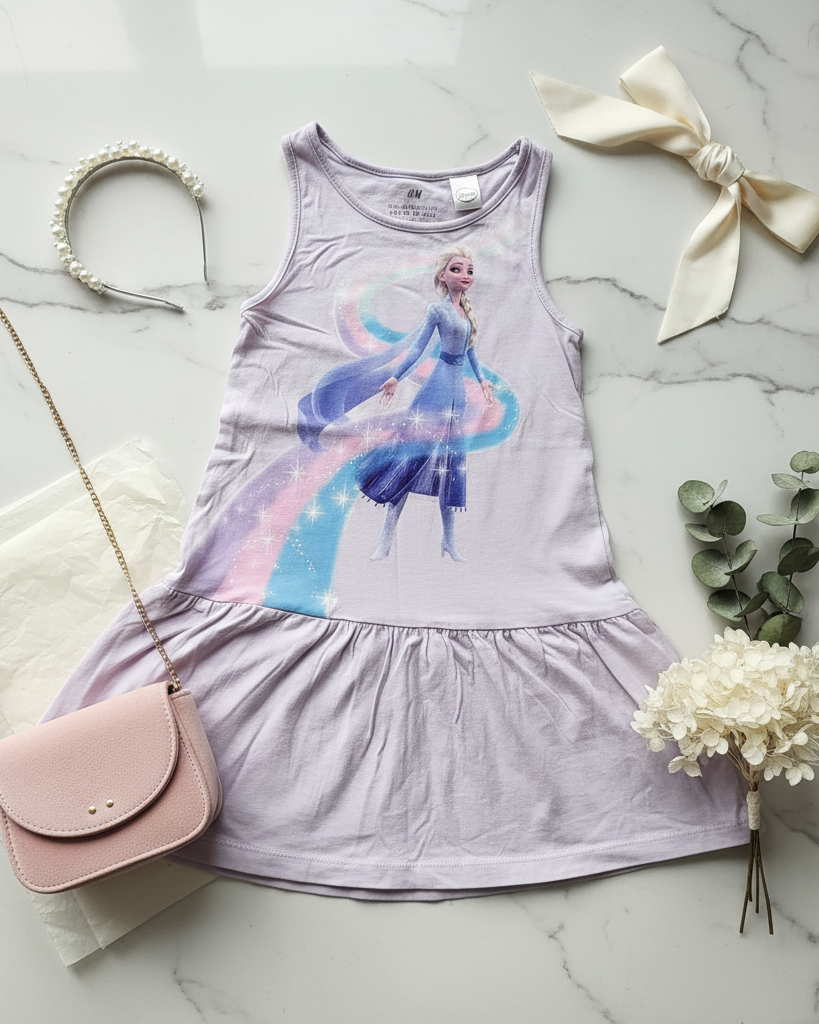 Frozen Baby Sommerkleid lila H&M