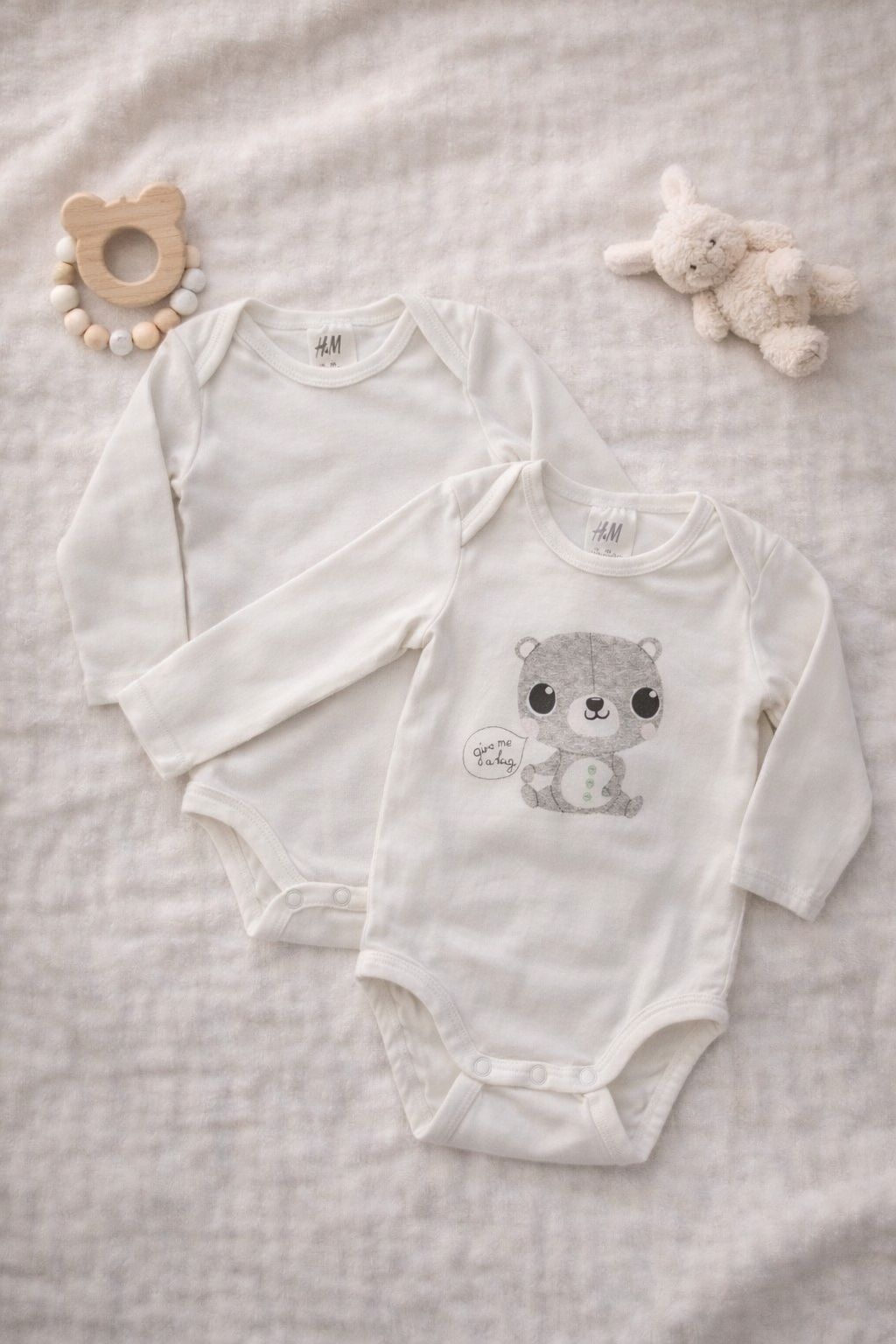 2er Set Baby Bodys H&M Bär