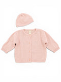 Carter's Baby-Set Strickjacke & Mütze Rosa