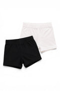 2er-Pack Shorts Schwarz & Weiss