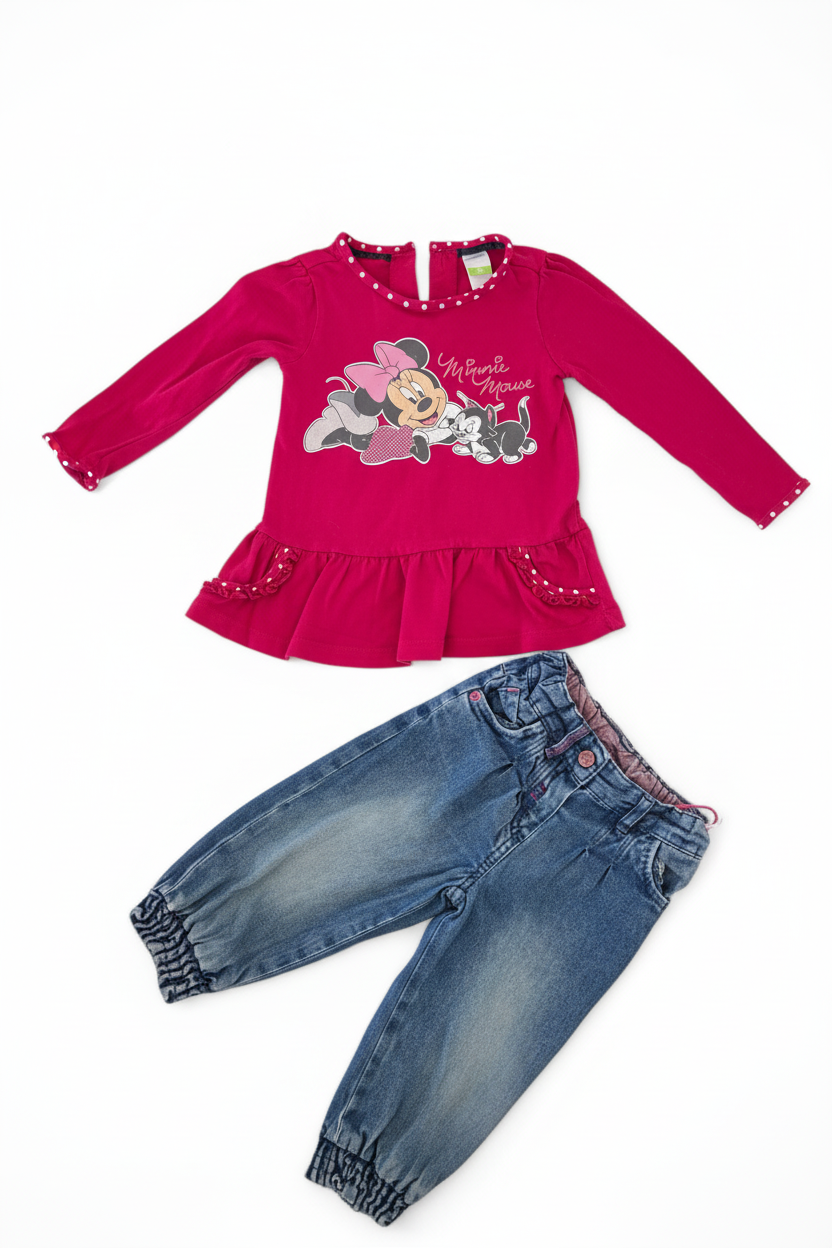 Ensemble Minnie Mouse (haut et jean)