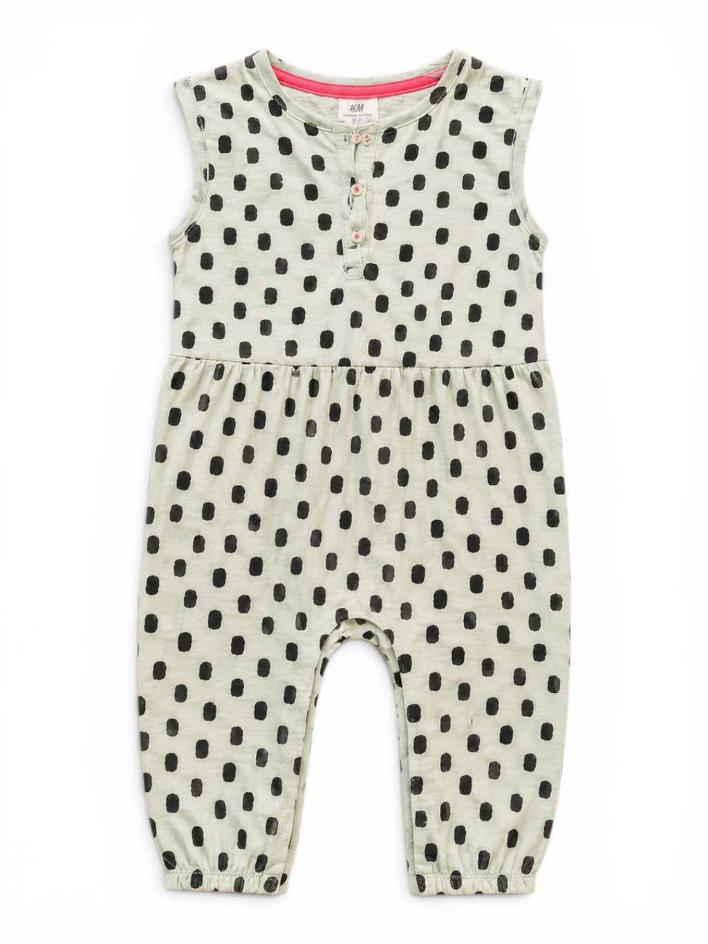 H&M Strampler Gepunktet Mint