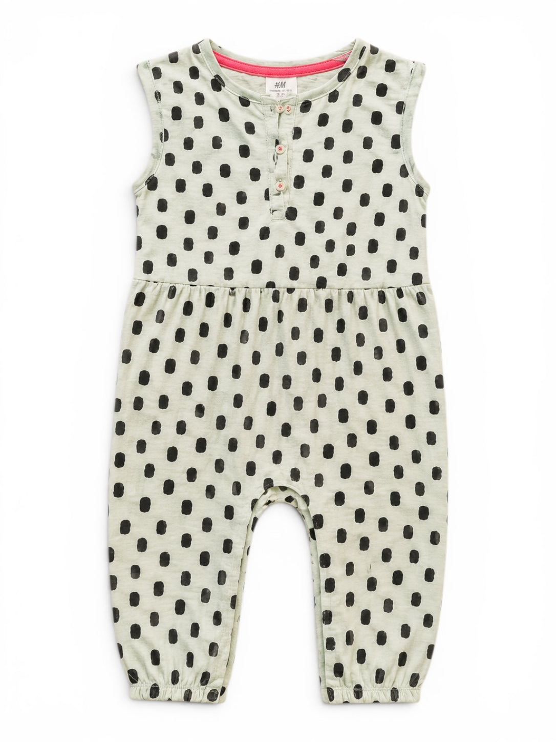 H&M Strampler Gepunktet Mint