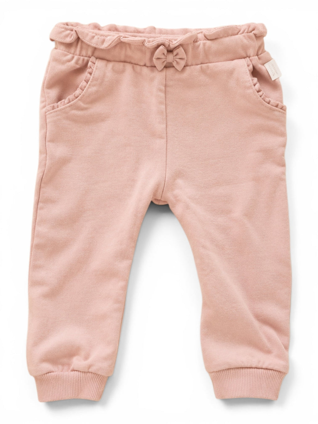 Jogginghose Rosa Rüschenbund & Schleife