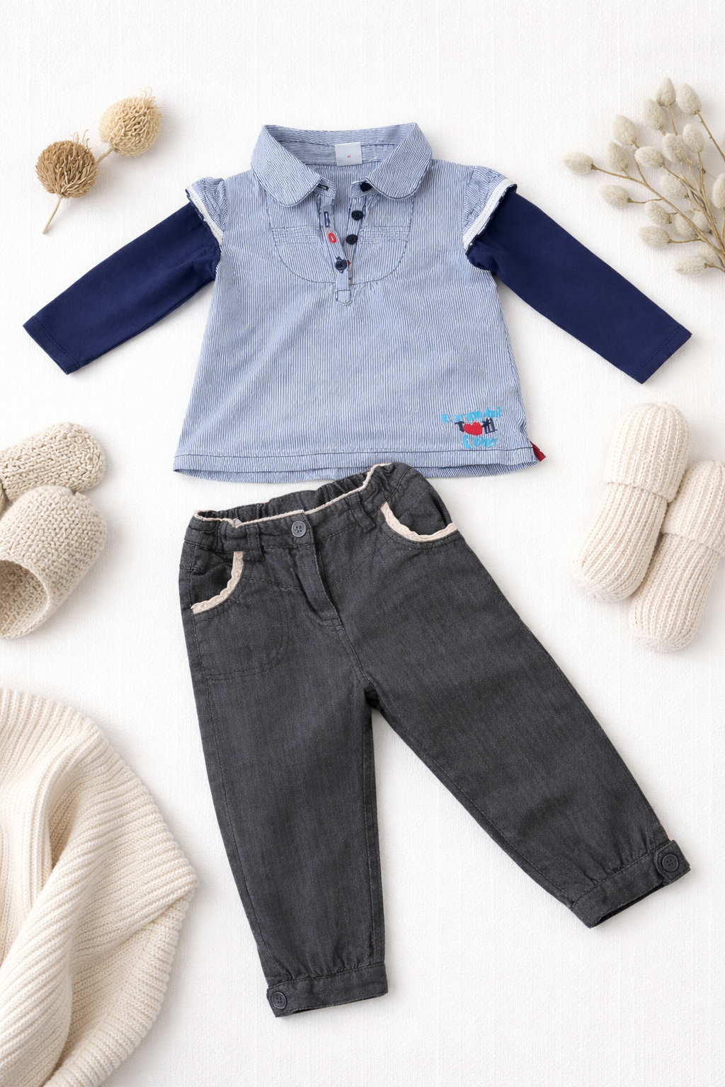 Stylisches Set – Hemdlook mit Jeans - s.Oliver