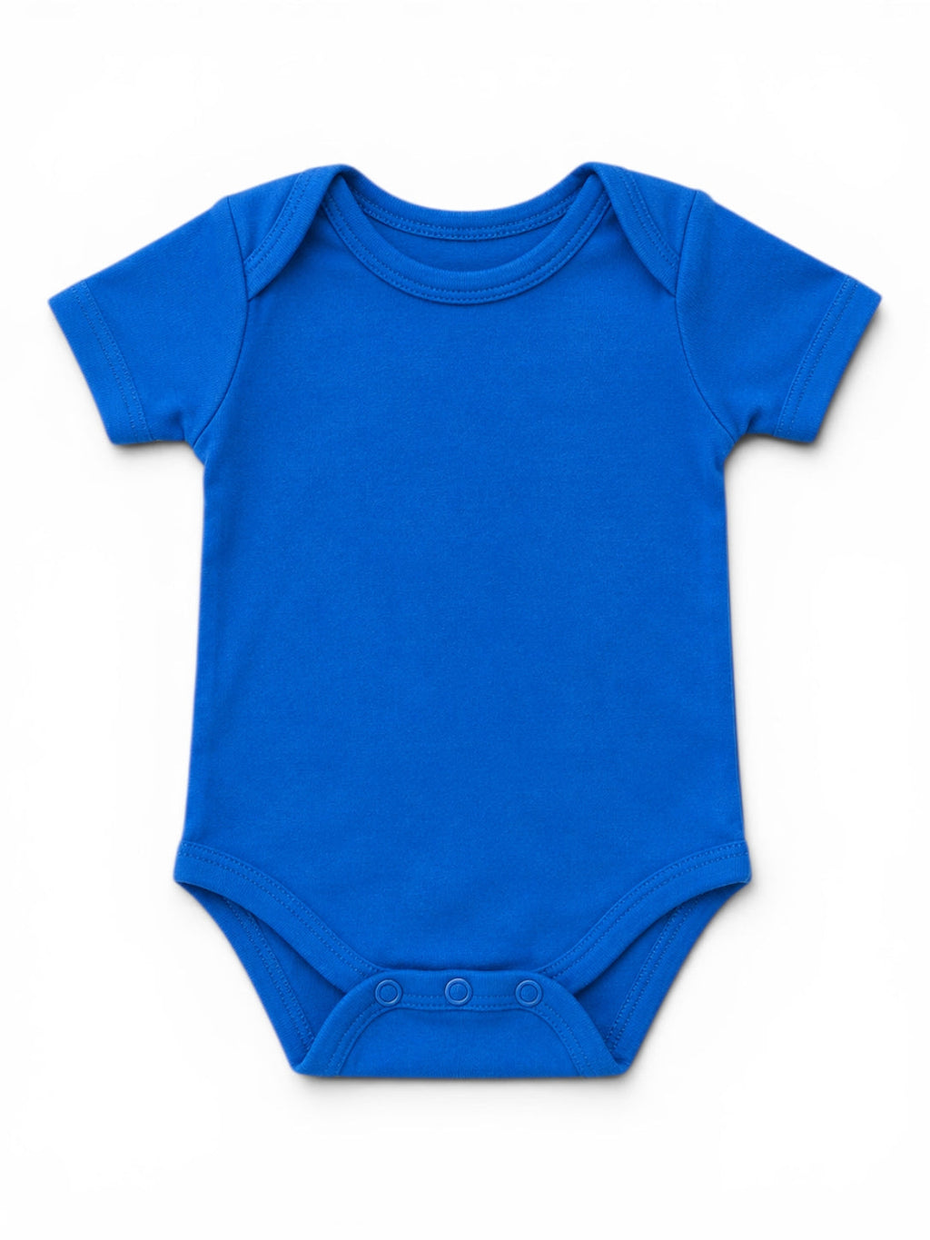 Kurzarm-Body Royalblau Uni