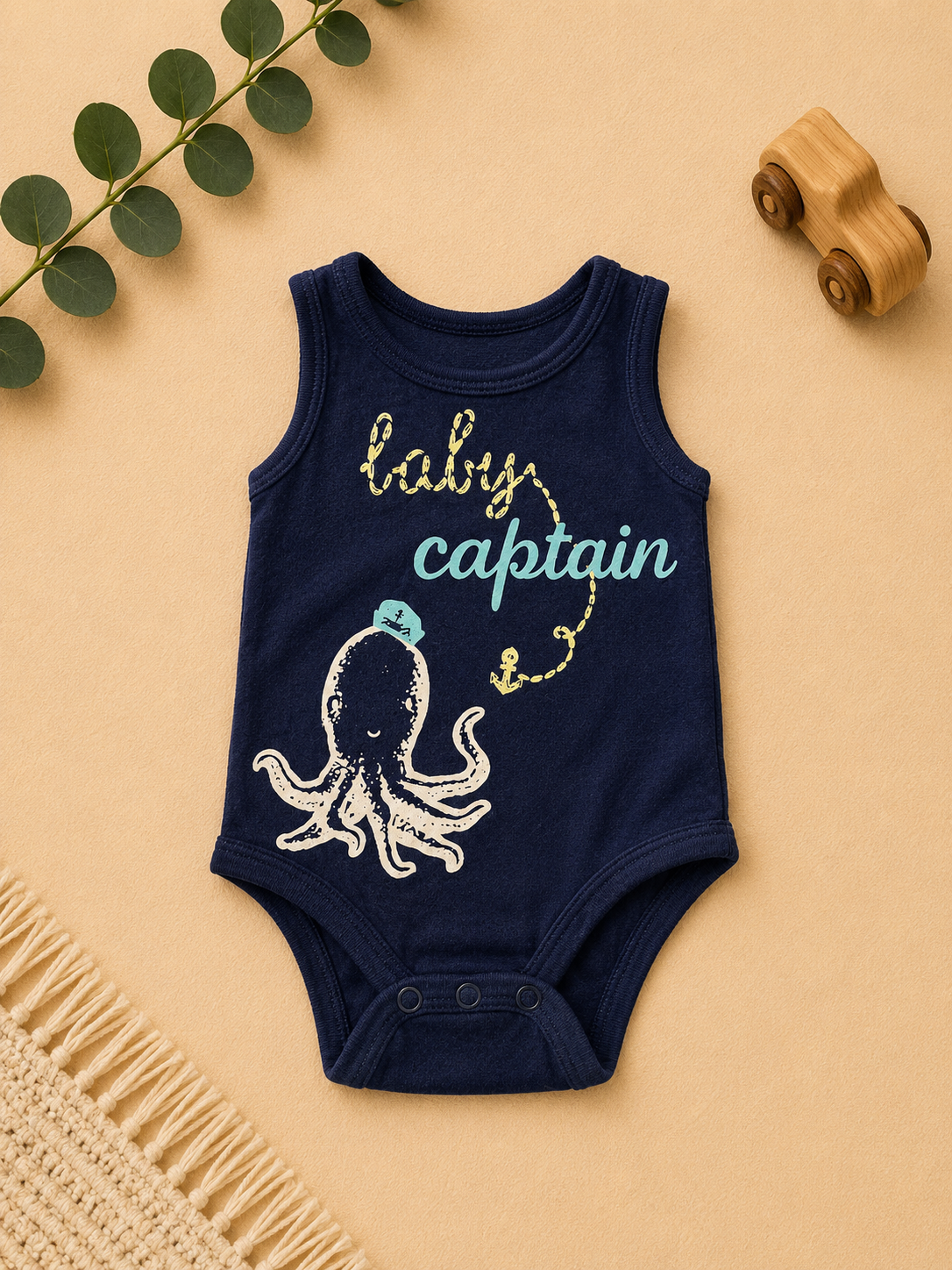 Baby-Body Baby Captain Navy Ärmellos