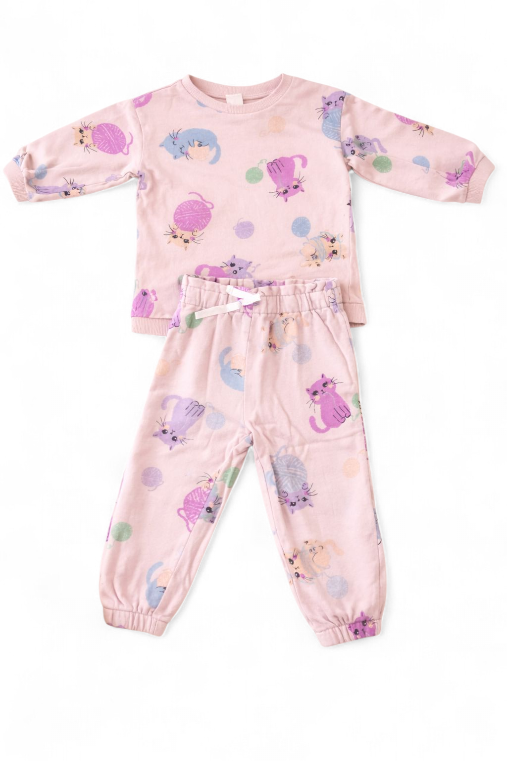 Schlafanzug-Set mit Katzen-Motiv H&M
