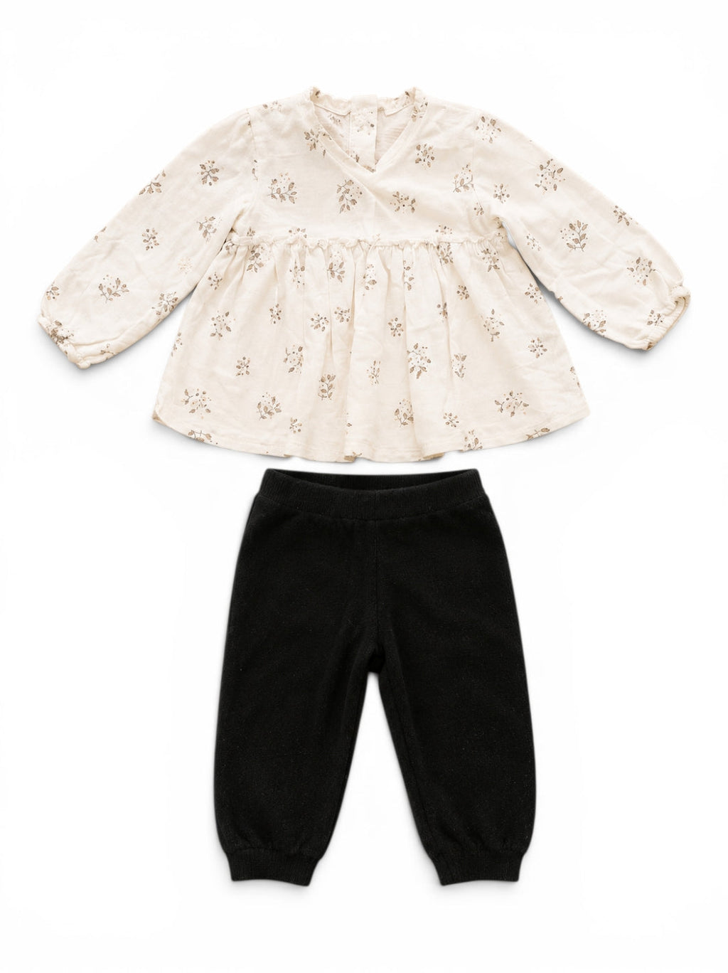 ZARA Set Bluse & Hose Blümchen