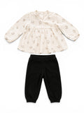 ZARA Set Bluse & Hose Blümchen