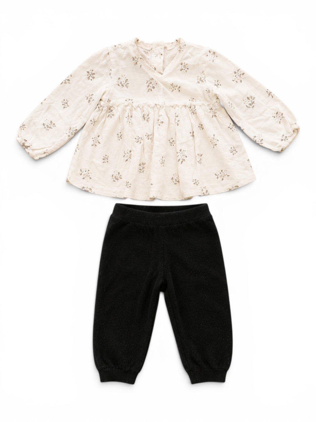 ZARA Set Bluse & Hose Blümchen