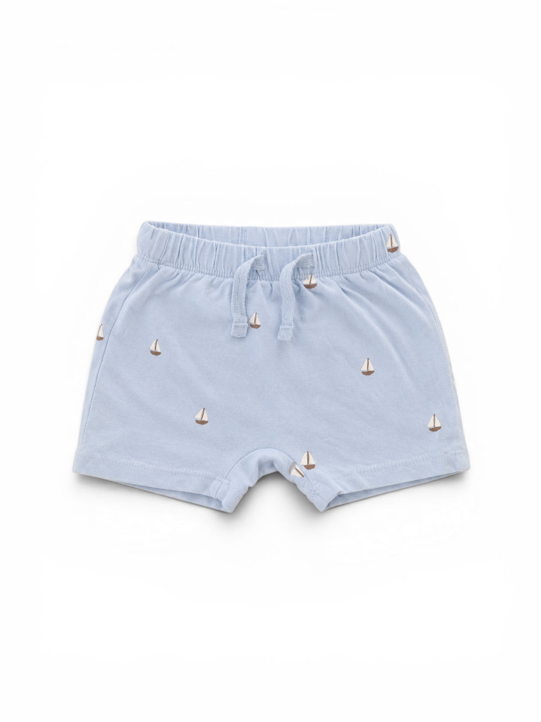 H&M Short Hellblau Segelboot-Allover