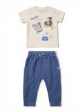 Set Sommer H&M T-Shirt & Musselin Hose