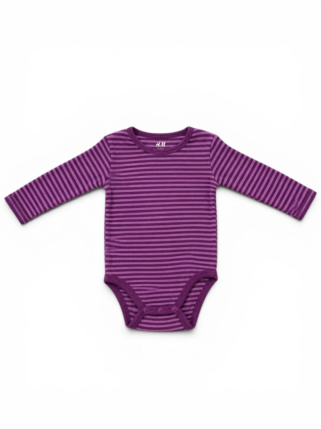 H&M Body Lila Gestreift